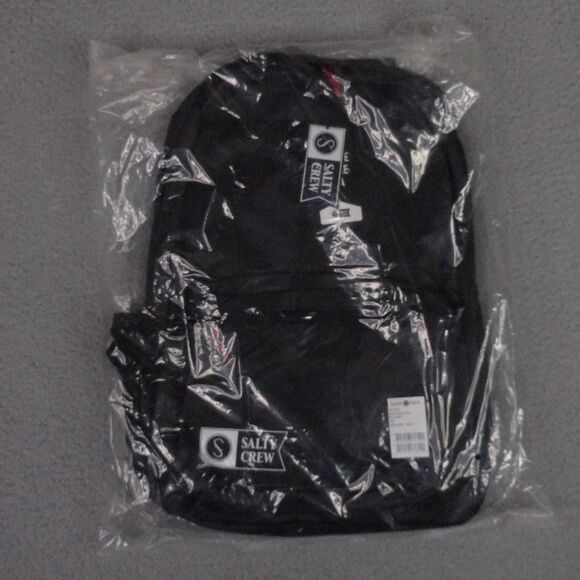 Salty Crew Brig Backpack Black Camo NWT Fishing School Book Beach Laptop Bag 20L - Picture 11 of 11